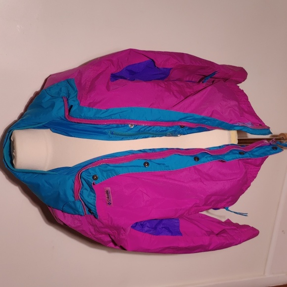💗Columbia 80's Style Women's Size Windbreaker Jacket - Picture 1 of 16
